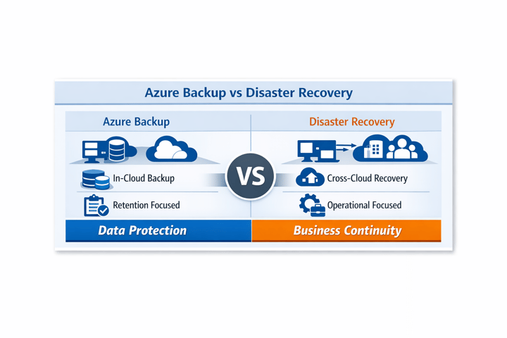 Azure Backup vs Disaster Recovery: What’s the Difference?